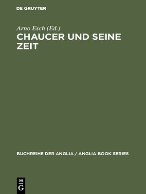 cover image of Chaucer und seine Zeit
